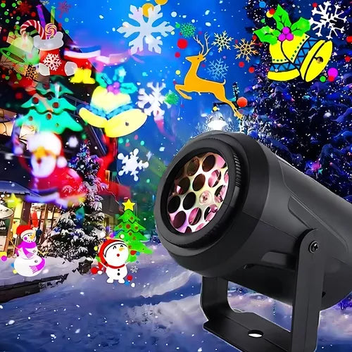 Proyector Led Navidad Figuras